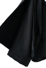 Load image into Gallery viewer, KLASICA VENT LAYERED FOLKLORE TROUSERS / BLACK BACK VENETIAN (BLACK STITCH)