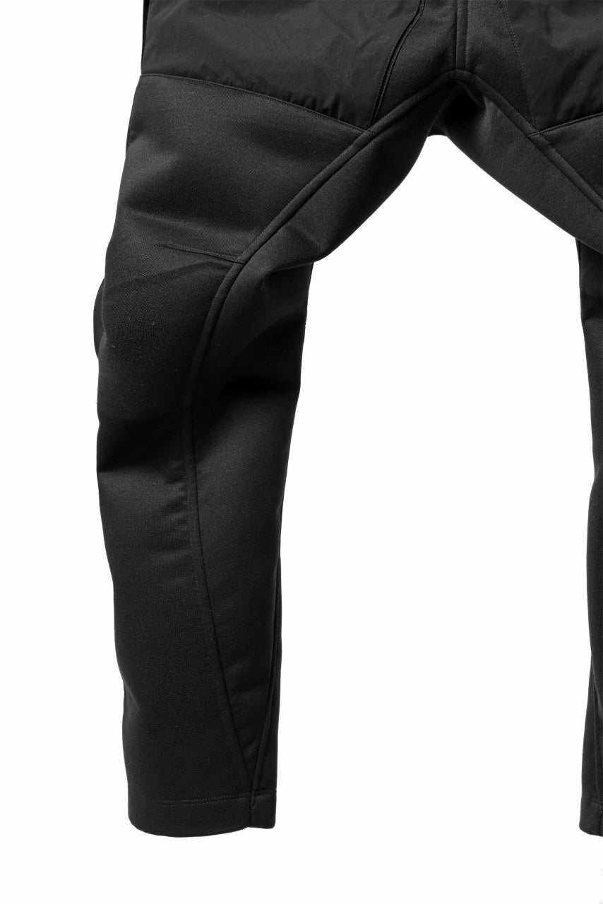 D-VEC WATER REPELLENT WarmdArt® DOUBLE KNIT EASY CUTTED PANTS (NIGHT SEA BLACK)