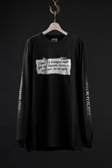 CHANGES exclusive VINTAGE REMAKE LS TOPS (WORDS-KIDNAPPED MYSELF-L)