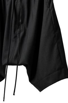 画像をギャラリービューアに読み込む, A.F ARTEFACT DRAPE SAROUEL SHORTS / TROPICAL (BLACK)