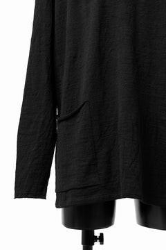 画像をギャラリービューアに読み込む, KLASICA DOZE SIDE POCKET WIDE BODY PULL / JACQUARD KNIT JERSEY (BLACK)