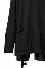 画像をギャラリービューアに読み込む, KLASICA DOZE SIDE POCKET WIDE BODY PULL / JACQUARD KNIT JERSEY (BLACK)