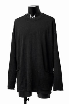 画像をギャラリービューアに読み込む, KLASICA DOZE SIDE POCKET WIDE BODY PULL / JACQUARD KNIT JERSEY (BLACK)