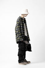 画像をギャラリービューアに読み込む, A.F ARTEFACT OVERSIZED CHECK SHIRT (KHAKI)