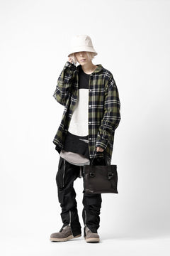 Load image into Gallery viewer, A.F ARTEFACT OVERSIZED CHECK SHIRT (KHAKI)