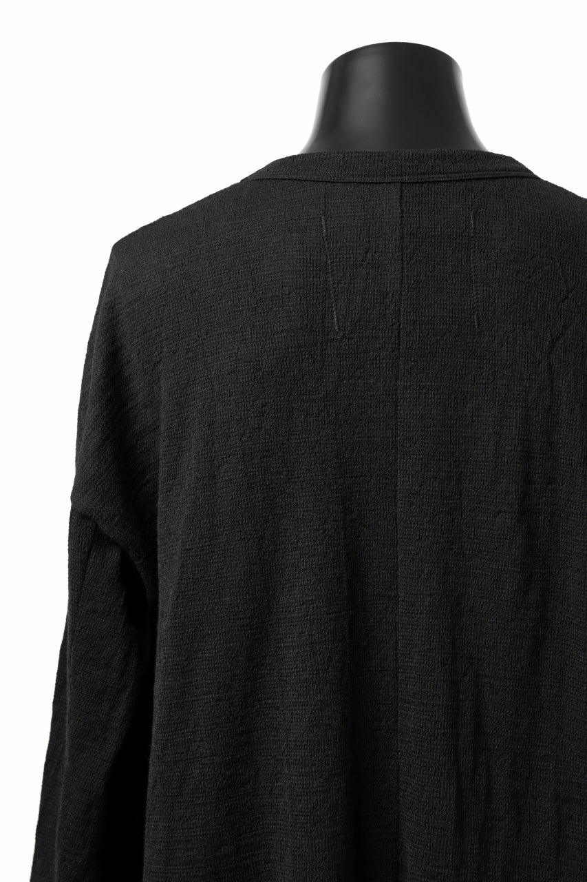 画像をギャラリービューアに読み込む, KLASICA DOZE SIDE POCKET WIDE BODY PULL / JACQUARD KNIT JERSEY (BLACK)