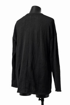 画像をギャラリービューアに読み込む, KLASICA DOZE SIDE POCKET WIDE BODY PULL / JACQUARD KNIT JERSEY (BLACK)