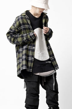 Load image into Gallery viewer, A.F ARTEFACT OVERSIZED CHECK SHIRT (KHAKI)