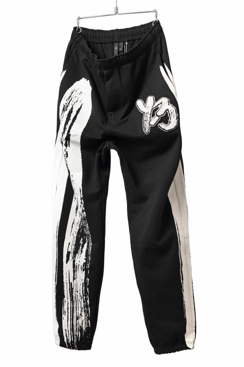 Y-3 Yohji Yamamoto LOGO FIT JOGGER PANTS / ORGANIC COTTON (BLACK)