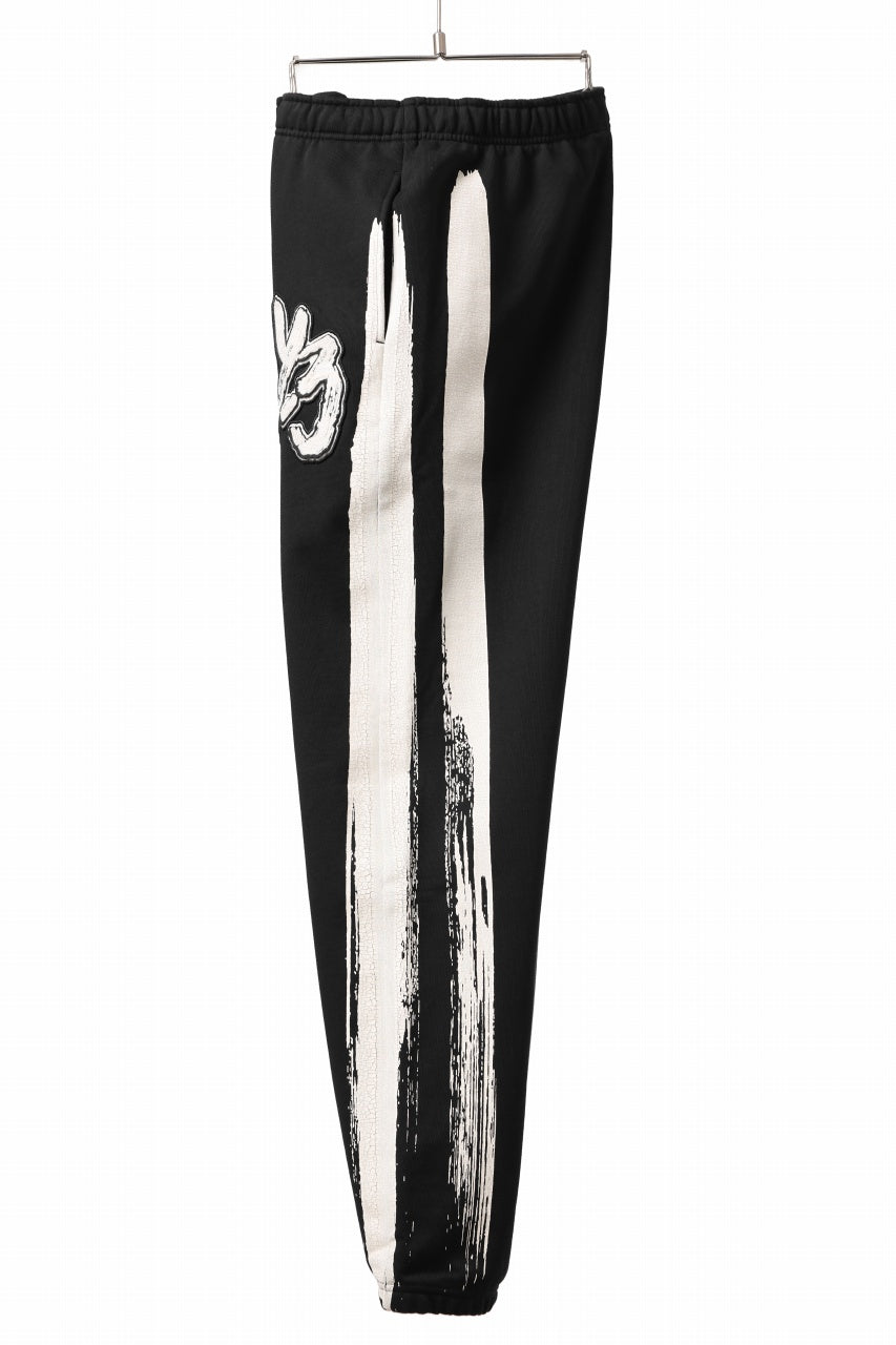 Y-3 Yohji Yamamoto LOGO FIT JOGGER PANTS / ORGANIC COTTON (BLACK)