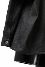 Load image into Gallery viewer, KLASICA CHEVAL EXTRA WIDE WORK JACKET / LIGHT WEIGHT DENIM (BLACK DENIM)