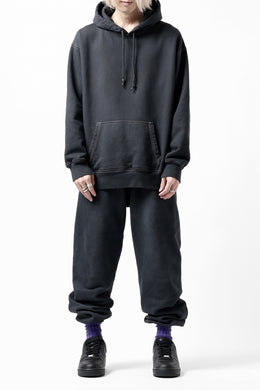 DEFORMATER.® [SET-UP] 3 PROCESSING SWEAT HOODIE & JOGGER PANT - DYED/BIO/FROST EFFECT (VINTAGE BLACK)