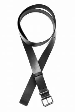 Load image into Gallery viewer, PAL OFFNER WIDE BELT / CALF LEATHER (BLACK)