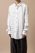 Load image into Gallery viewer, Hannibal. Button Pocket Shirt / Janic 127. (WHITE STRIPED)