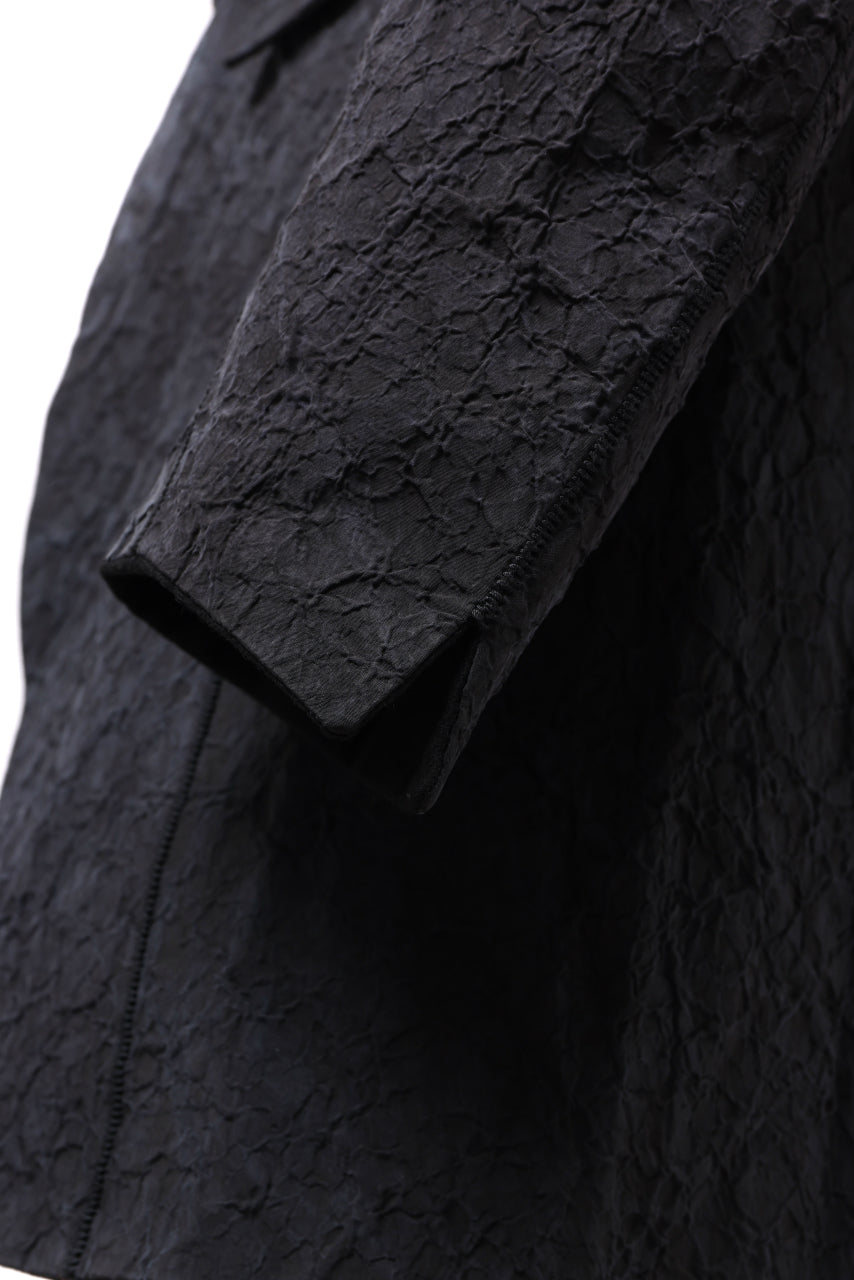 Load image into Gallery viewer, SOSNOVSKA STEEL SHEET TRENCH COAT (BLACK)