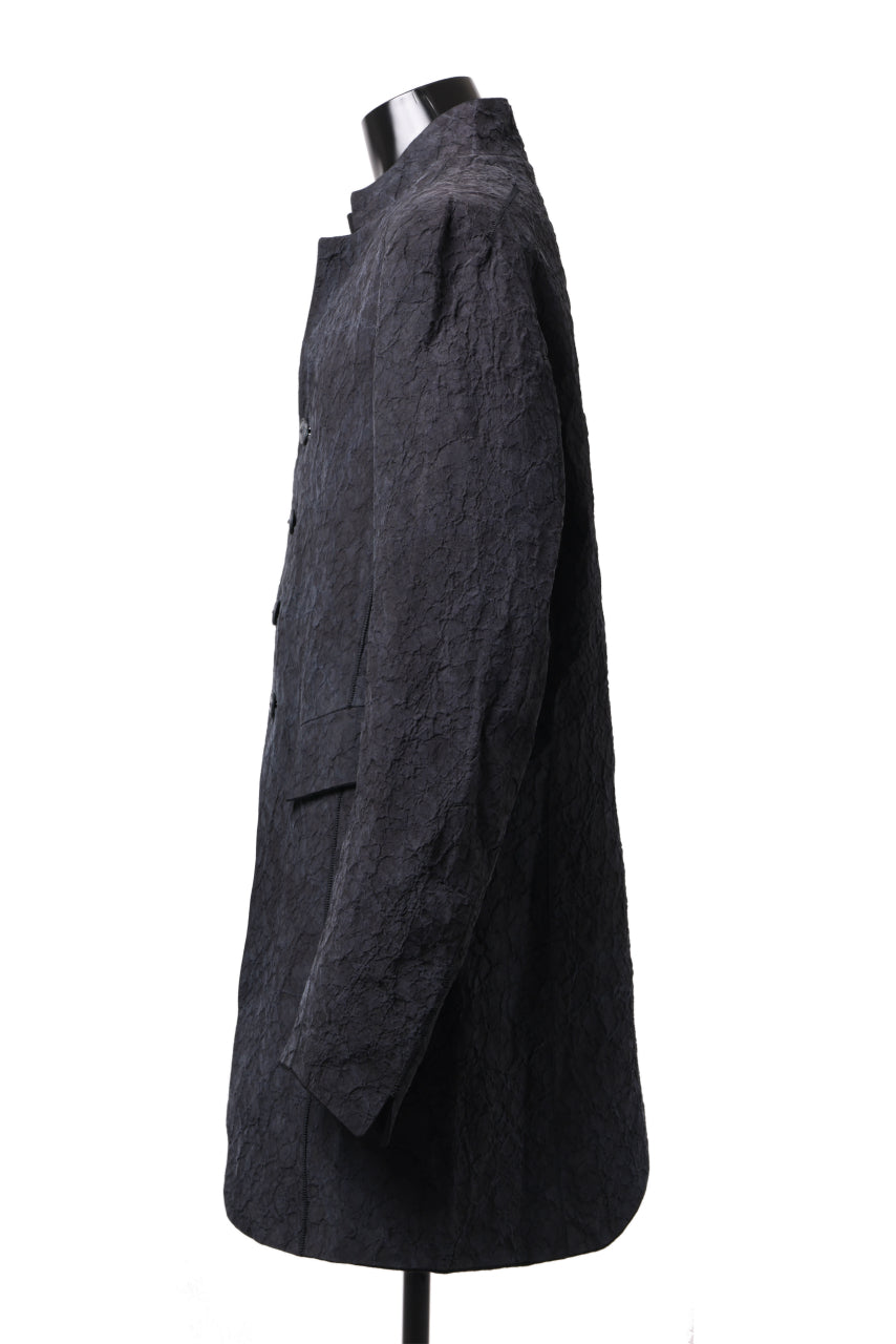 SOSNOVSKA STEEL SHEET TRENCH COAT (BLACK)