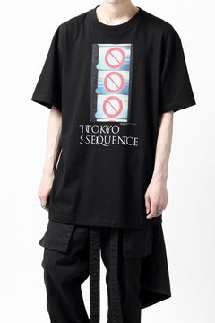 Load image into Gallery viewer, TOKYO SEQUENCE SHORT SLEEVE TEE / PH3 (BLACK)