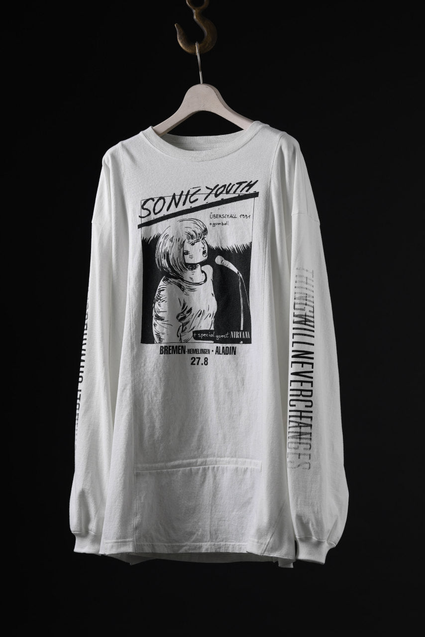 画像をギャラリービューアに読み込む, CHANGES exclusive VINTAGE REMAKE LS TOPS (MUSIC-SONIC YOUTH-2D)