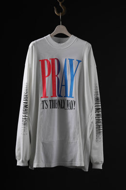 CHANGES exclusive VINTAGE REMAKE LS TOPS (WORDS-PRAY IT'S THE ONLY WAY!-2E)