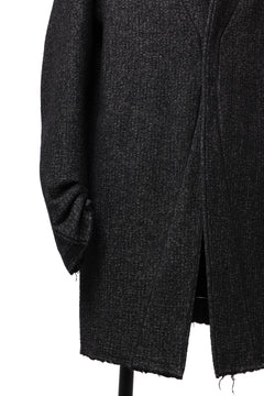 Load image into Gallery viewer, SOSNOVSKA SOFT STITCHED TRENCHCOAT (BLACK MIX)