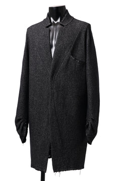 Load image into Gallery viewer, SOSNOVSKA SOFT STITCHED TRENCHCOAT (BLACK MIX)