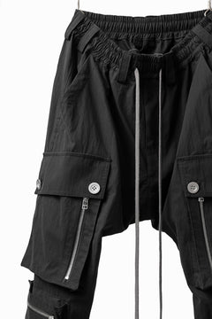 Load image into Gallery viewer, A.F ARTEFACT -RIPSTOP- SARROUEL CARGO LONG PANTS (BLACK)