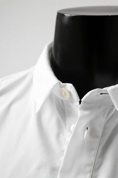 画像をギャラリービューアに読み込む, KLASICA SH-010 BOXY MINIMAL HALF SLEEVE SHIRT / THOMAS MASON&#39;S 120/2 POPLIN (WHITE)