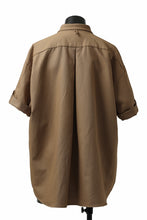 Load image into Gallery viewer, KLASICA SH-034 LOOSE FIT ROLL UP HALF SLEEVE SHIRT / C/L HIGH RISE TWILL (AMBER)
