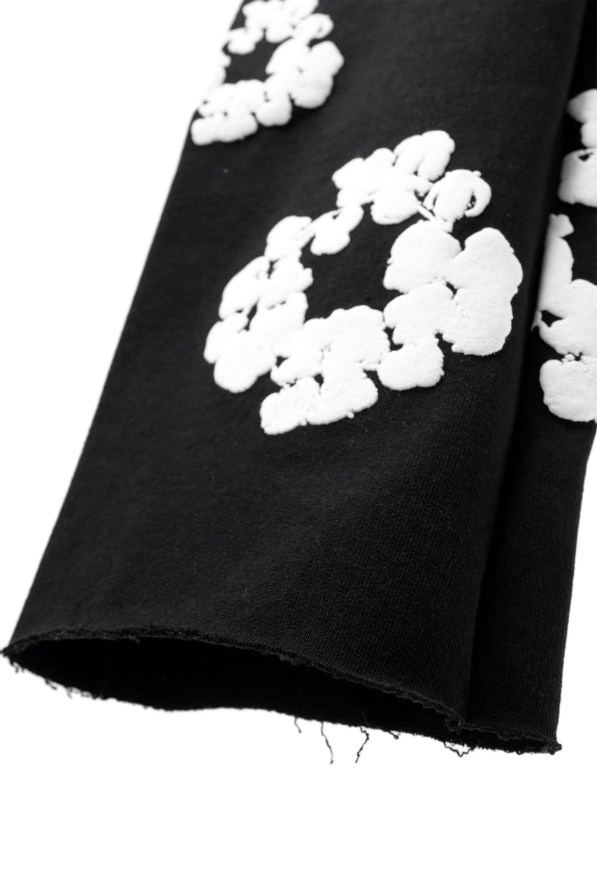 READYMADE x DENIM TEARS COTTON WREATH SWEAT FLARE PANTS (BLACK)