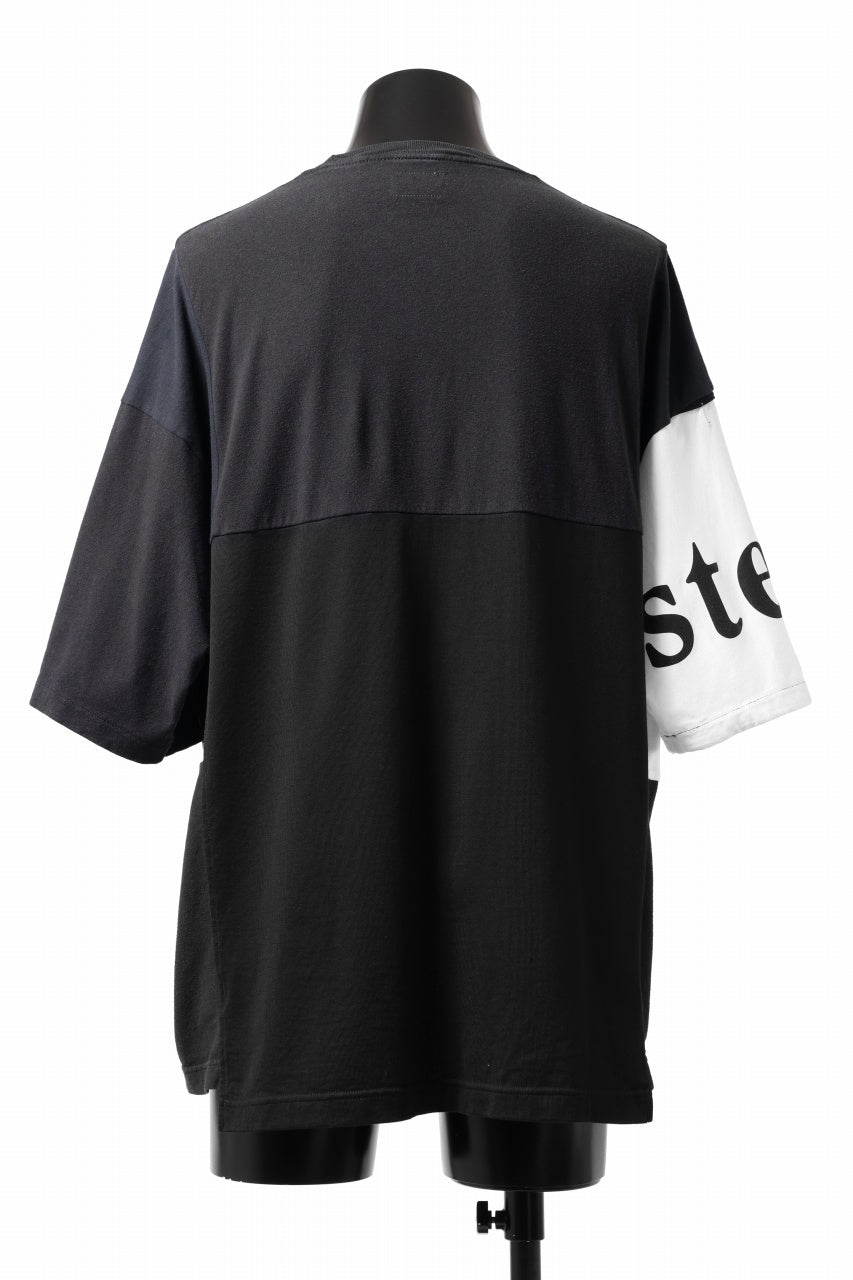 Load image into Gallery viewer, mastermind JAPAN x CHANGES exclusive SHORT SLEEVE TEE / REGULAR FIT (BLACK #CLASH)