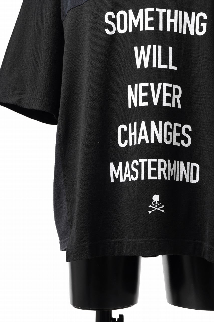 mastermind JAPAN x CHANGES exclusive ReBUILD T-SHIRT / REGULARFIT (BLACK #C)