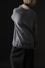 画像をギャラリービューアに読み込む, daub DYEING SWEAT PULLOVER / BRUSHED BACK TERRY FLEECE (GREY)