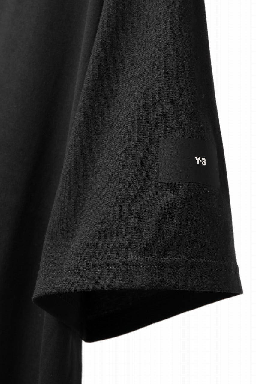 Y-3 Yohji Yamamoto LOOSE BOXY S/S TEE / SC JERSEY (BLACK)