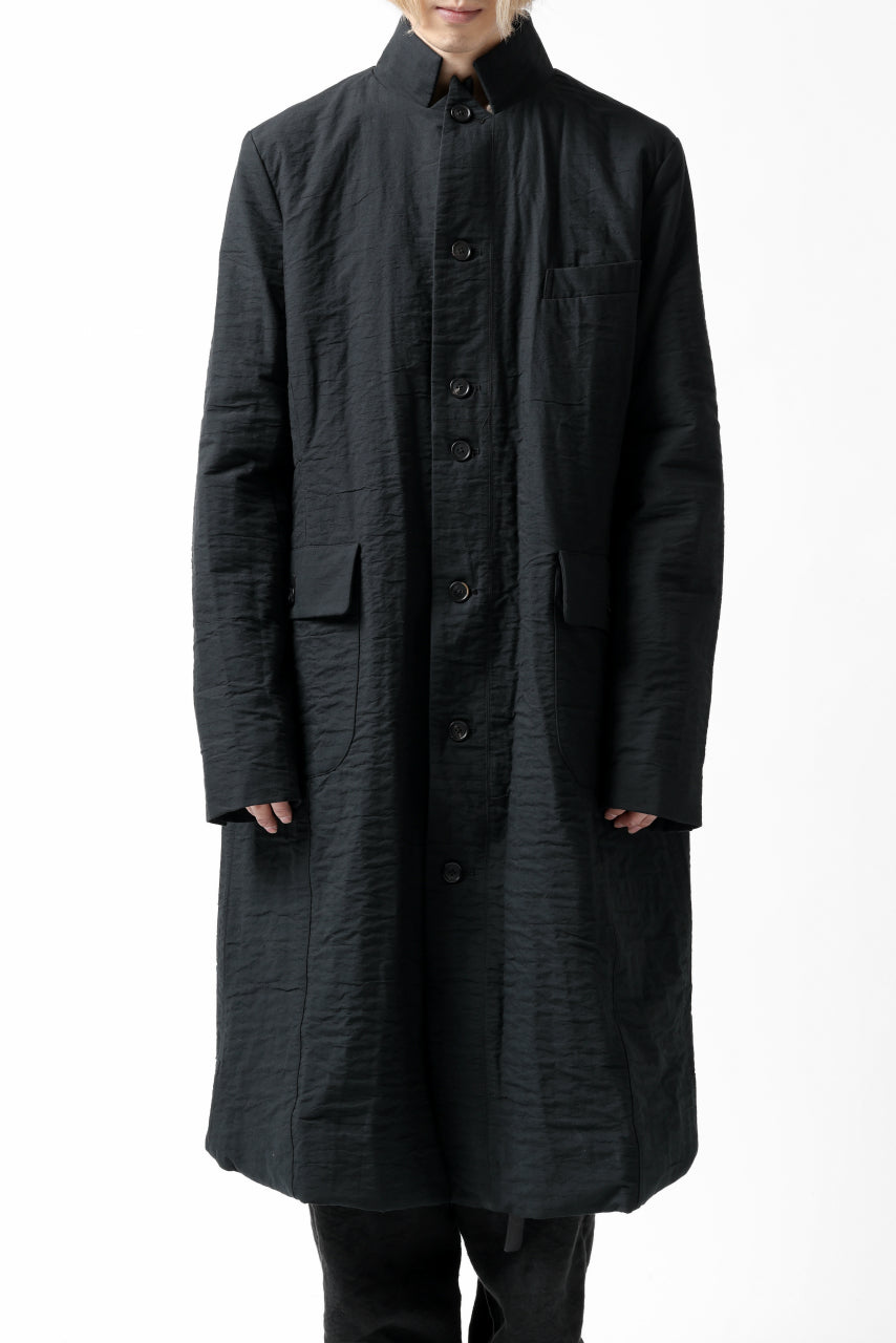 Load image into Gallery viewer, Aleksandr Manamis Double Benz Long Coat (BLACK)