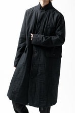 Load image into Gallery viewer, Aleksandr Manamis Double Benz Long Coat (BLACK)