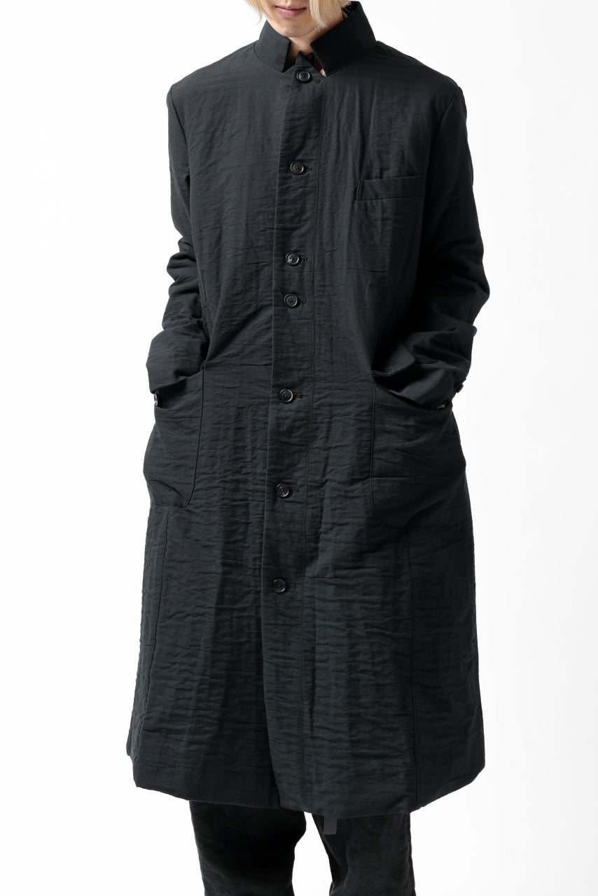 Aleksandr Manamis Double Benz Long Coat (BLACK)
