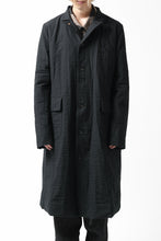 Load image into Gallery viewer, Aleksandr Manamis Double Benz Long Coat (BLACK)