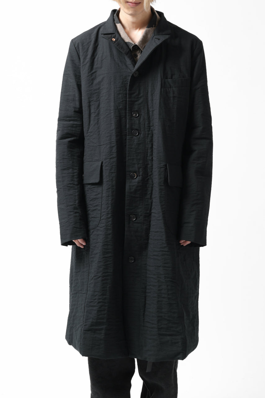 Aleksandr Manamis Double Benz Long Coat (BLACK)