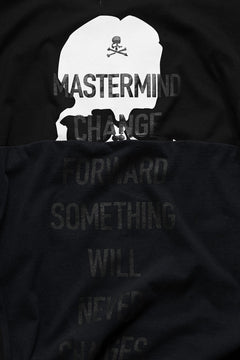 Load image into Gallery viewer, mastermind JAPAN x CHANGES exclusive SHORT SLEEVE TEE / OVER SIZED FIT (BLACK #BEATLES)