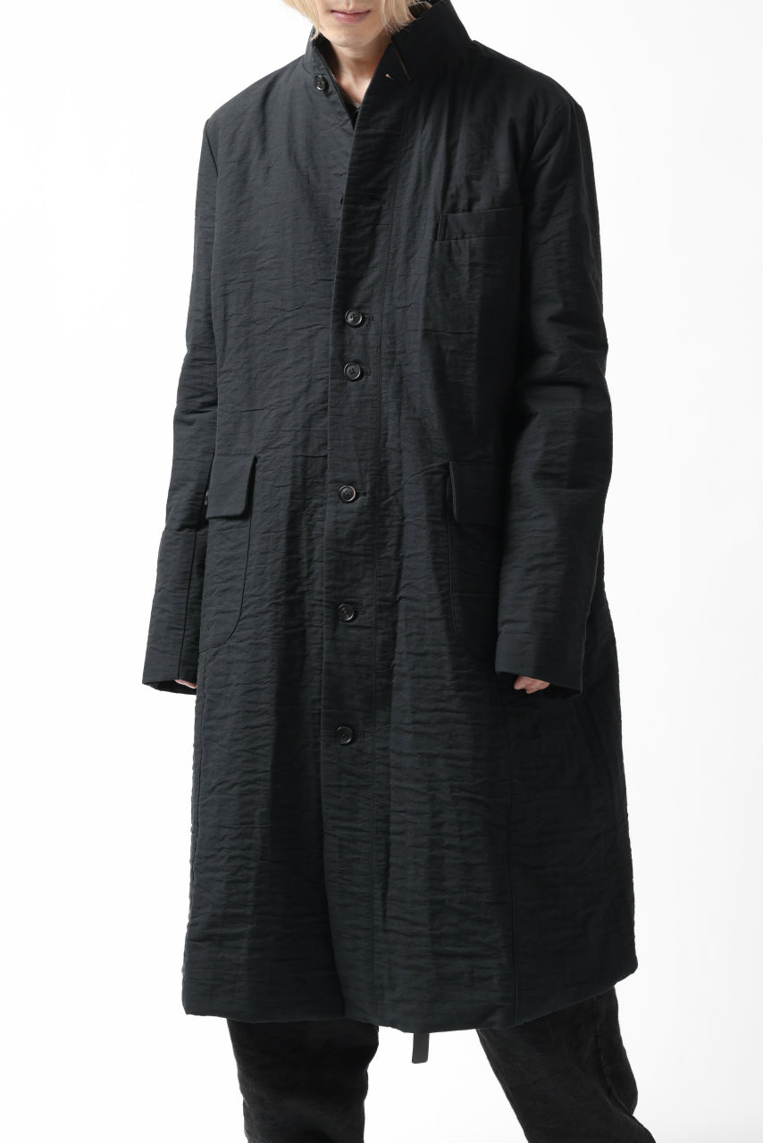 Aleksandr Manamis Double Benz Long Coat (BLACK)