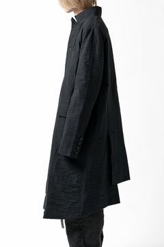 Load image into Gallery viewer, Aleksandr Manamis Double Benz Long Coat (BLACK)