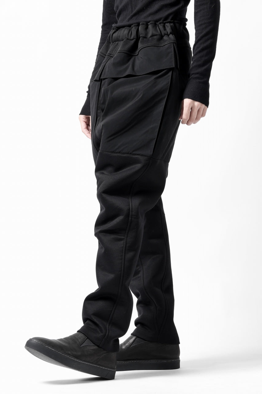 画像をギャラリービューアに読み込む, D-VEC WATER REPELLENT WarmdArt® DOUBLE KNIT EASY CUTTED PANTS (NIGHT SEA BLACK)