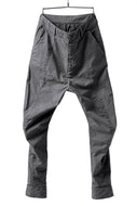 daub DYEING CLOSURE PANTS / STRETCH L.C (GREY)