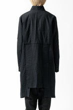 Load image into Gallery viewer, Aleksandr Manamis Double Benz Long Coat (BLACK)