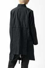 Load image into Gallery viewer, Aleksandr Manamis Double Benz Long Coat (BLACK)