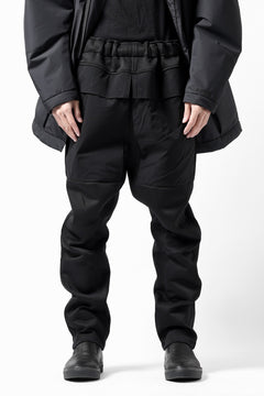 画像をギャラリービューアに読み込む, D-VEC WATER REPELLENT WarmdArt® DOUBLE KNIT EASY CUTTED PANTS (NIGHT SEA BLACK)