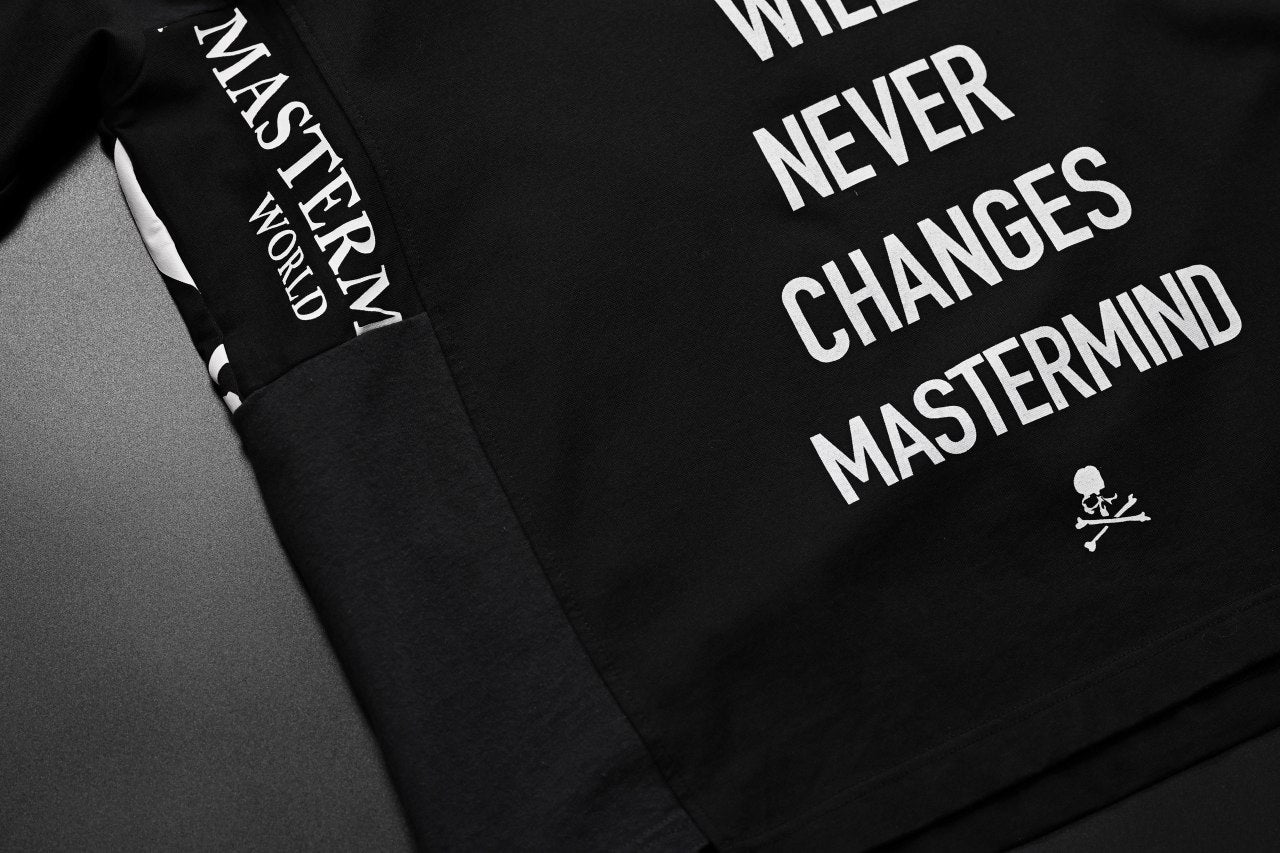 mastermind JAPAN x CHANGES exclusive SHORT SLEEVE TEE / REGULAR FIT (BLACK #NIRVANA-YELLOW)