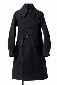 画像をギャラリービューアに読み込む, ierib exclusive storm coat 1940  / boiled waxy cotton (BLACK)