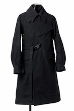 画像をギャラリービューアに読み込む, ierib exclusive storm coat 1940  / boiled waxy cotton (BLACK)