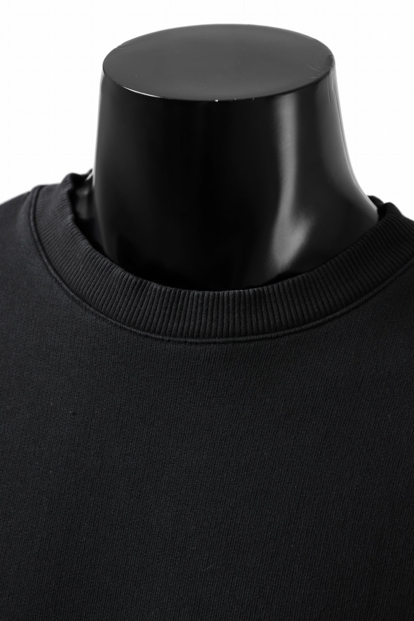 Load image into Gallery viewer, daub DYEING SWEAT PULLOVER / F.TERRY (BLACK)